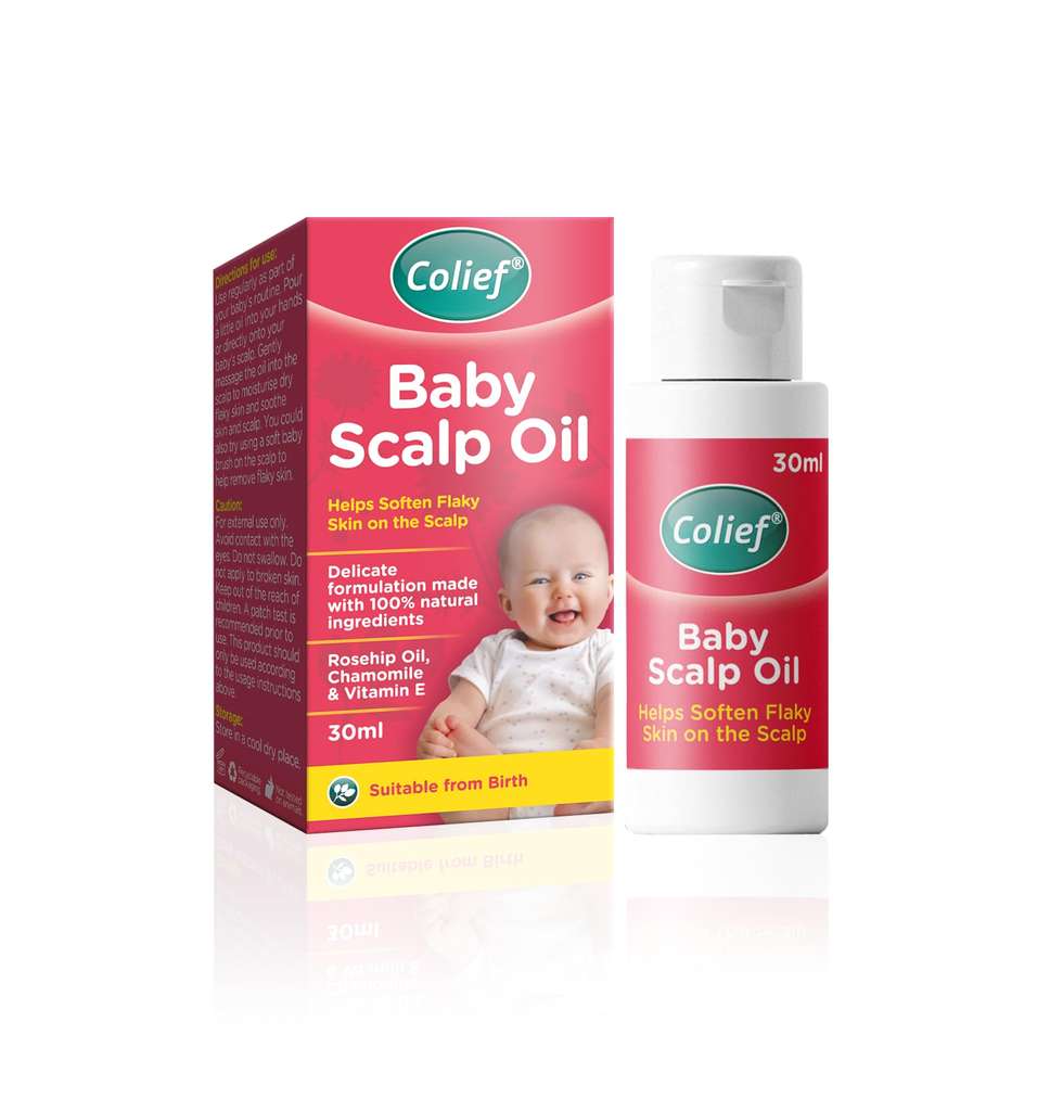 Colief - Baby Scalp Oil - 30ml - Soothing Moisturising Oil for Baby Scalp and Skin help with Itchy, Flaky, Dry, Damaged Skin and Cradle Cap