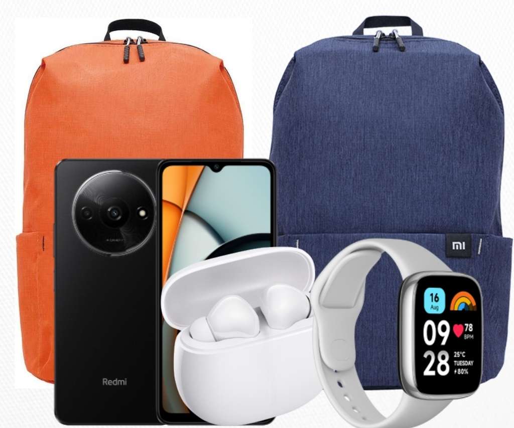 Xiaomi Redmi A3 64GB 3GB Midnight Black Smartphone + Buds 4 Active / Redmi Watch 3 Active & 2x Day Packs (£80.94 w/student discount)