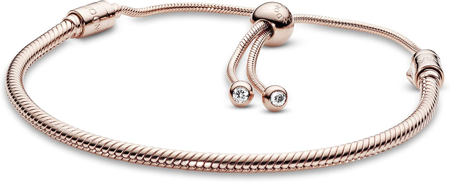 Pandora Pandora Moments Snake Chain Bracelet with Slider